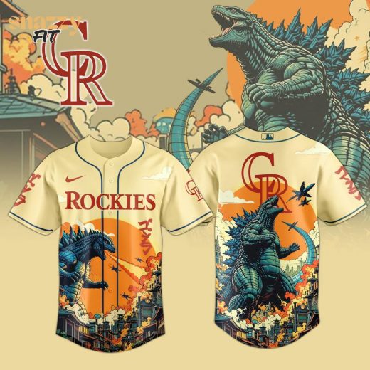 Colorado Rockies Special Godzilla Limited Edition Jersey