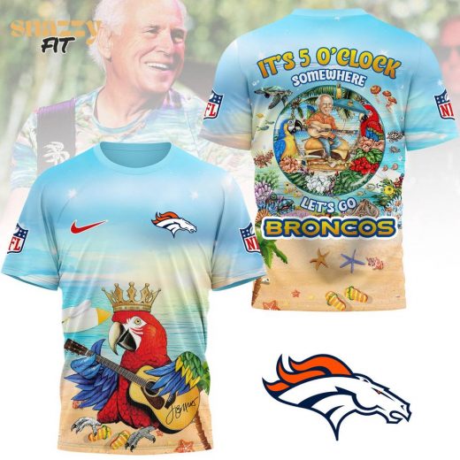 Denver Broncos Premium Jimmy Buffett Style TShirt