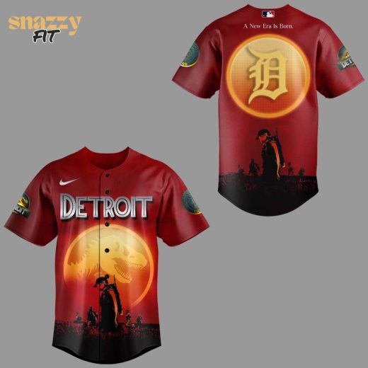 Detroit Tigers Baseball Jurassic World Rebirth Limited Edition Jersey