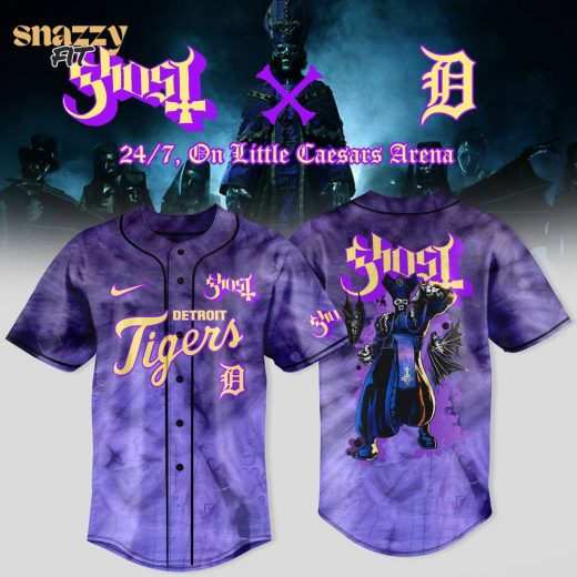Detroit Tigers Ghost Band World Tour Jersey