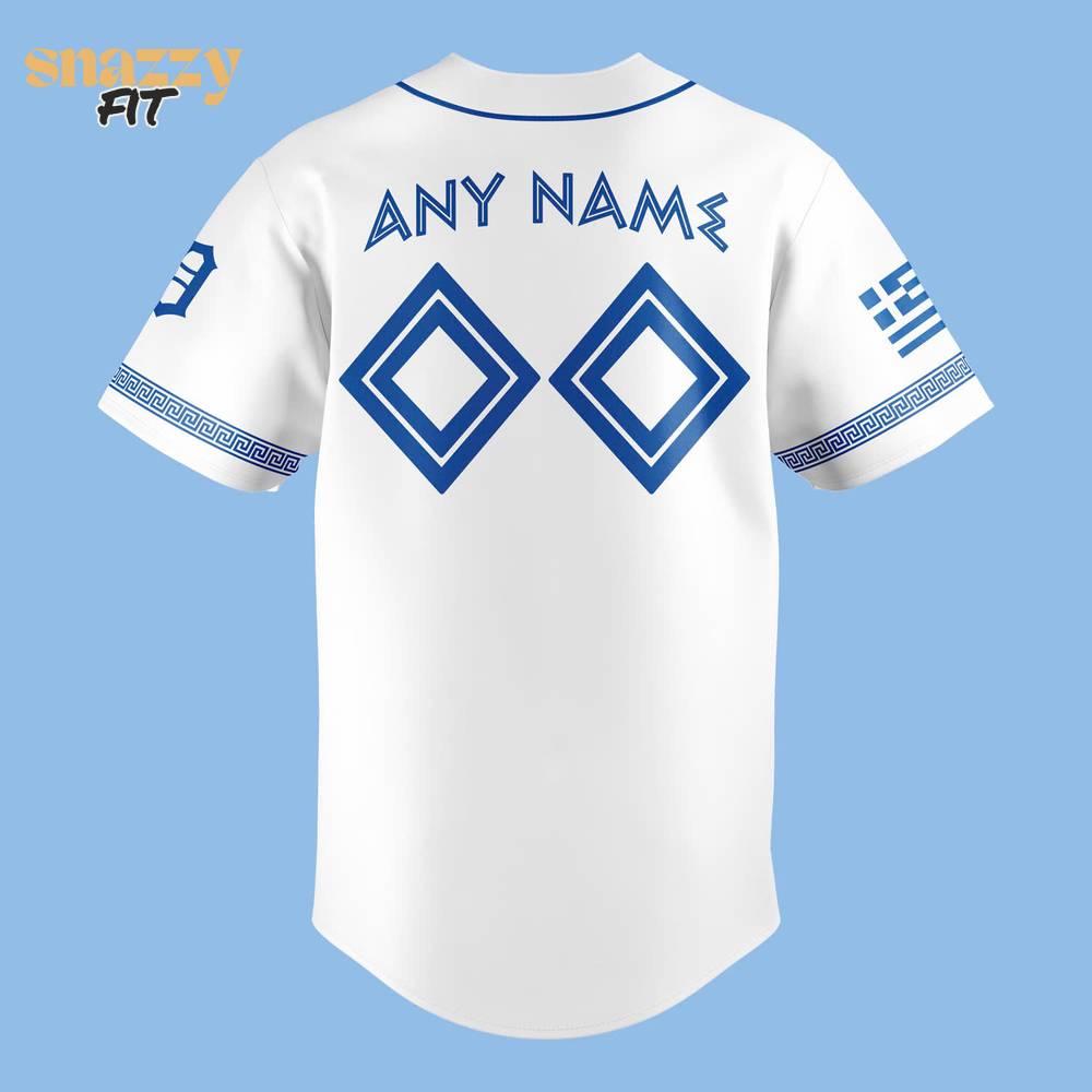 Detroit Tigers Greek Heritage Night Jersey Detroit Tigers Greek Heritage Night Jersey