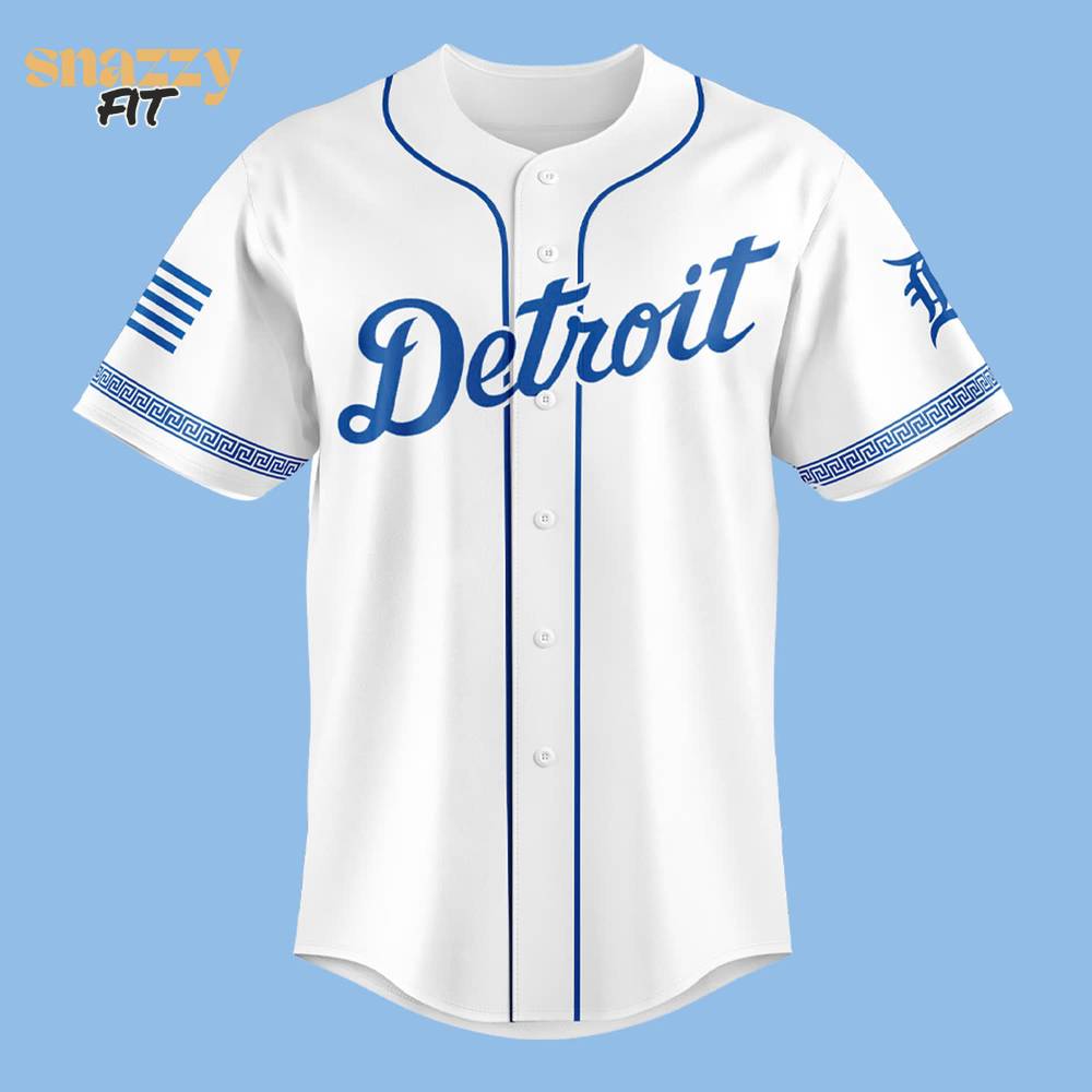 Detroit Tigers Greek Heritage Night Jersey Detroit Tigers Greek Heritage Night Jersey