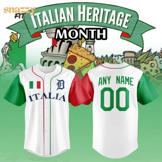 Detroit Tigers Italian Heritage Night Jersey
