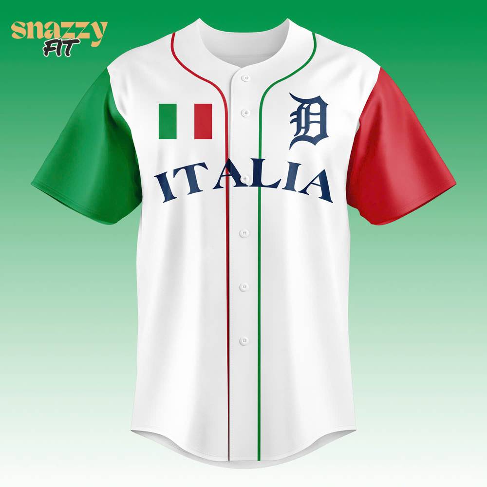 Detroit Tigers Italian Heritage Night Jersey Detroit Tigers Italian Heritage Night Jersey