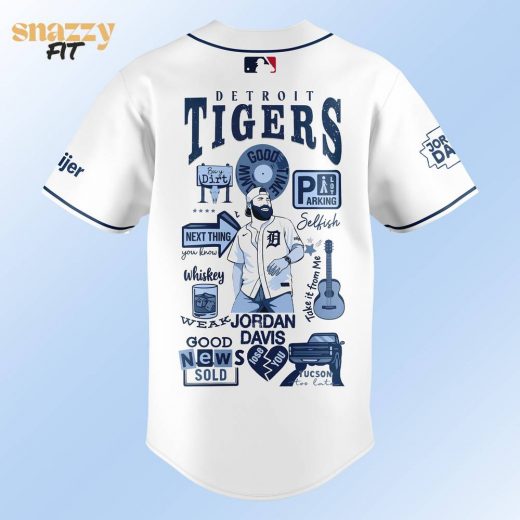 Detroit Tigers Jordan Davis Music Jersey