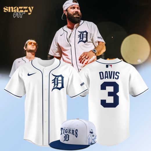 Detroit Tigers Jordan Davis Music Jersey V2