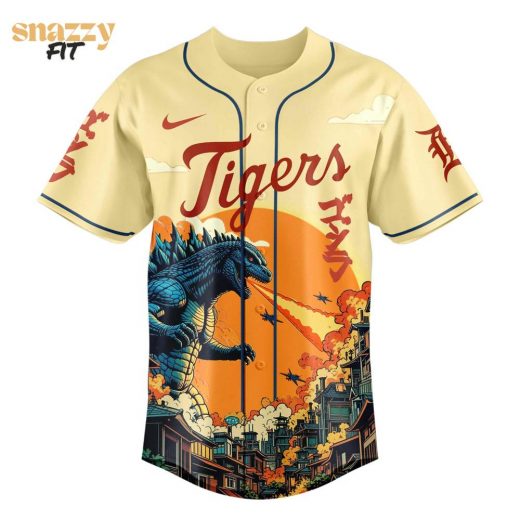 Detroit Tigers Special Godzilla Limited Edition Jersey