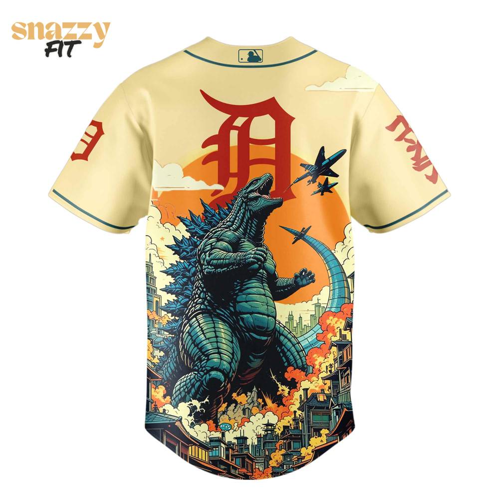 Detroit Tigers Special Godzilla Limited Edition Jersey Detroit Tigers Special Godzilla Limited Edition Jersey