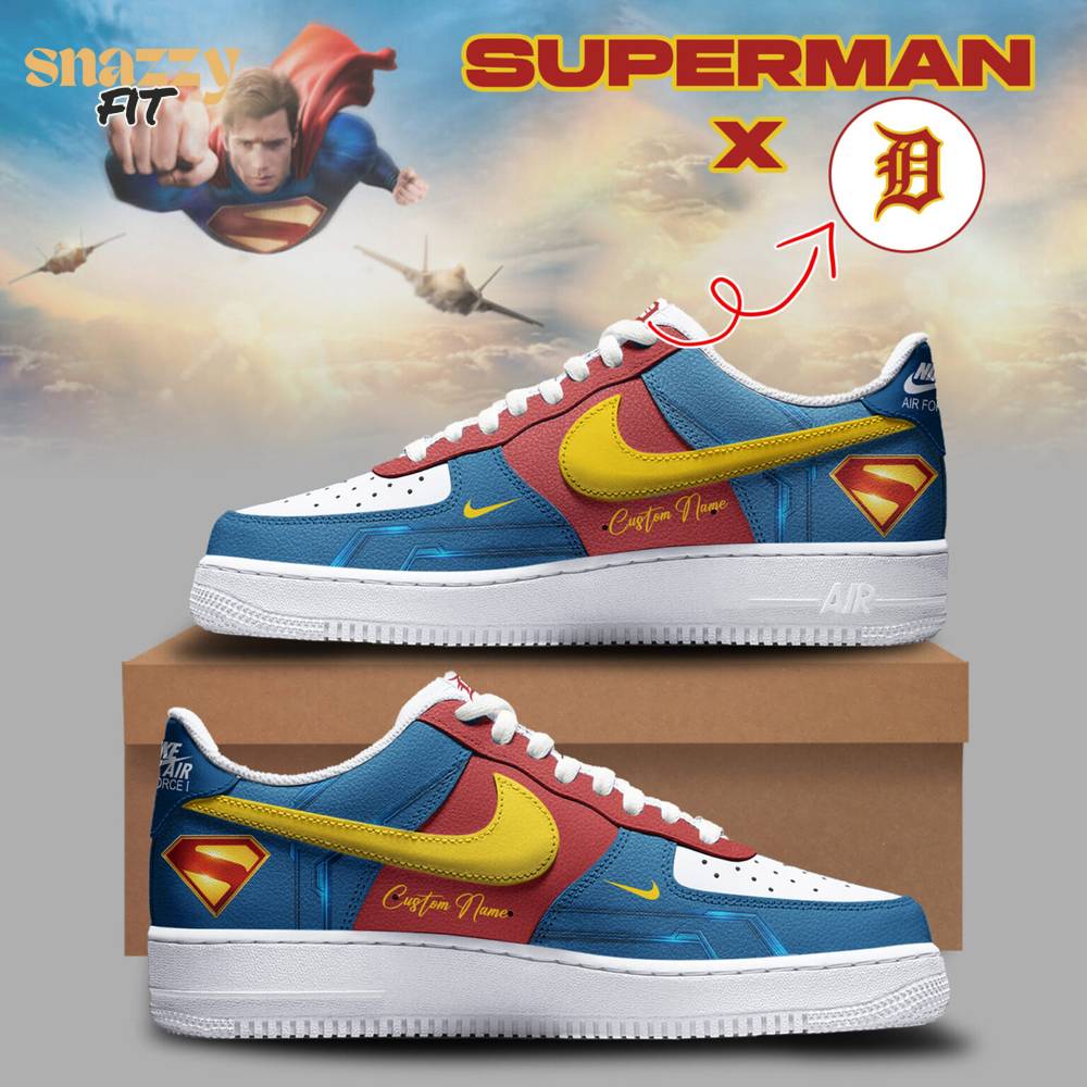 Detroit Tigers Superman Limited Edition Shoes Detroit Tigers Superman Limited Edition Shoes