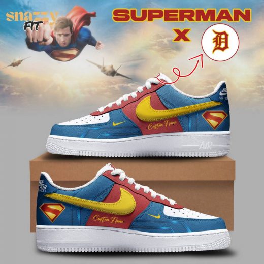 Detroit Tigers Superman Limited Edition Shoes