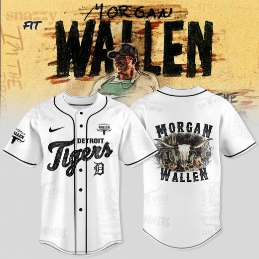 Detroit Tigers Wallen Morgan Tour Merch Jersey 2025