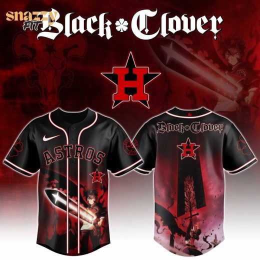 Houston Astros Black Clover Edition Jersey 2025