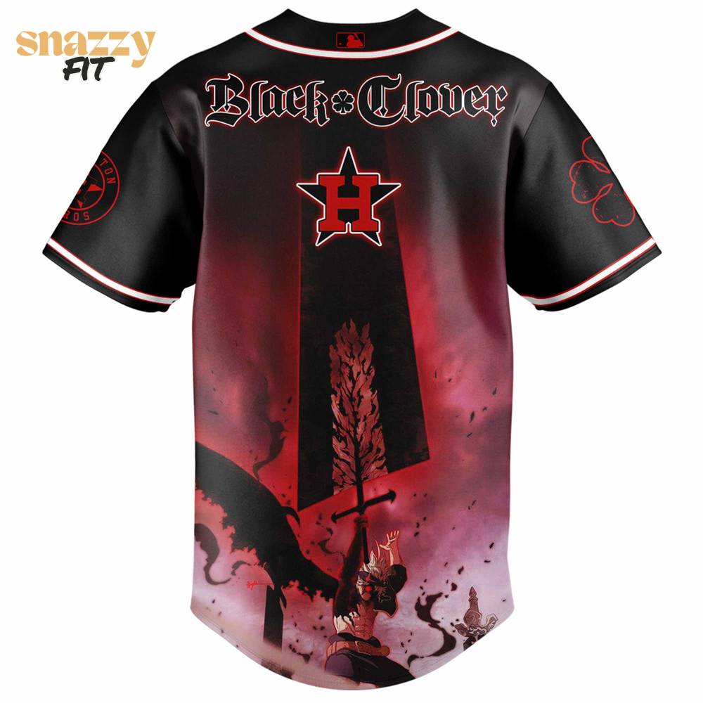 Houston Astros Black Clover Edition Jersey 2025 Houston Astros Black Clover Edition Jersey 2025