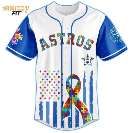 Houston Astros Special Autism Awareness Month Limited Edition Jersey