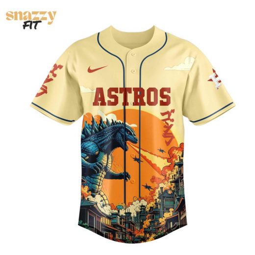 Houston Astros Special Godzilla Limited Edition Jersey