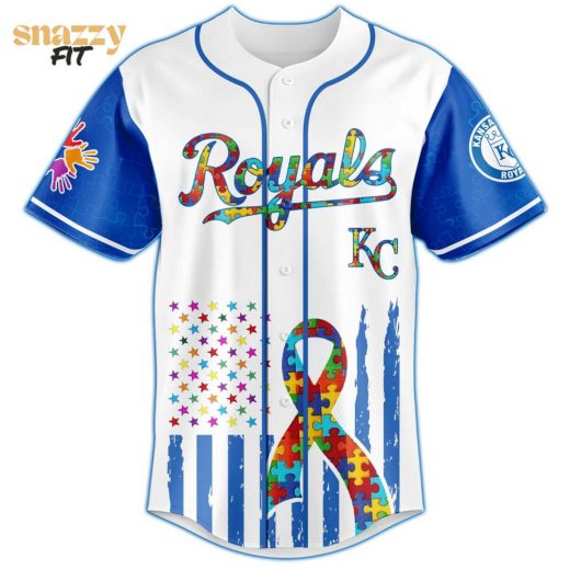 Kansas City Royals Special Autism Awareness Month Limited Edition Jersey