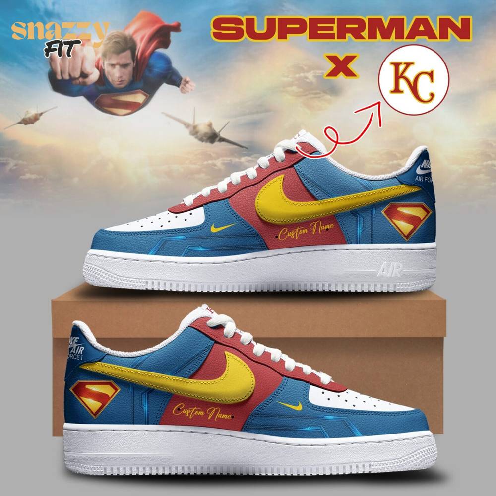 Kansas City Royals Superman Limited Edition Shoes Kansas City Royals Superman Limited Edition Shoes