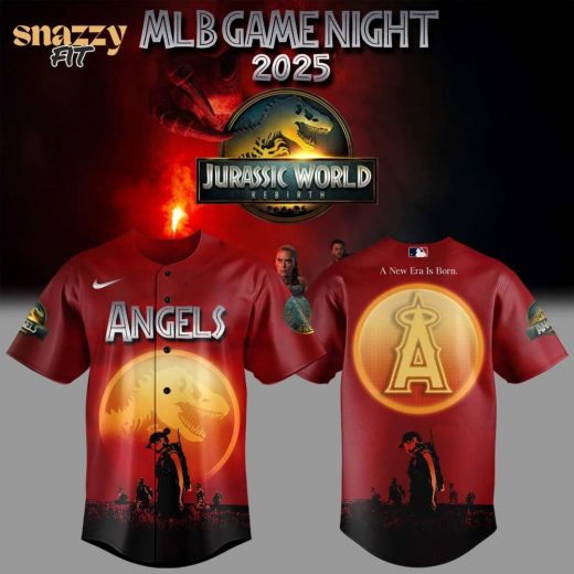 Los Angeles Angels Baseball Jurassic World Rebirth Limited Edition Jersey