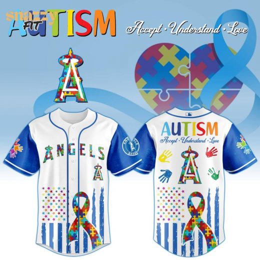 Los Angeles Angels Special Autism Awareness Month Limited Edition Jersey