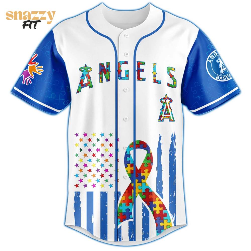 Los Angeles Angels Special Autism Awareness Month Limited Edition Jersey Los Angeles Angels Special Autism Awareness Month Limited Edition Jersey