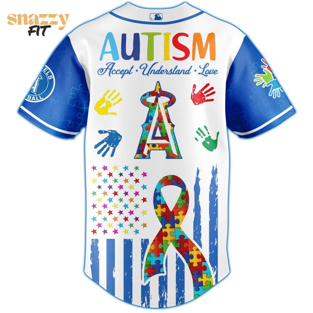 Los Angeles Angels Special Autism Awareness Month Limited Edition Jersey Los Angeles Angels Special Autism Awareness Month Limited Edition Jersey