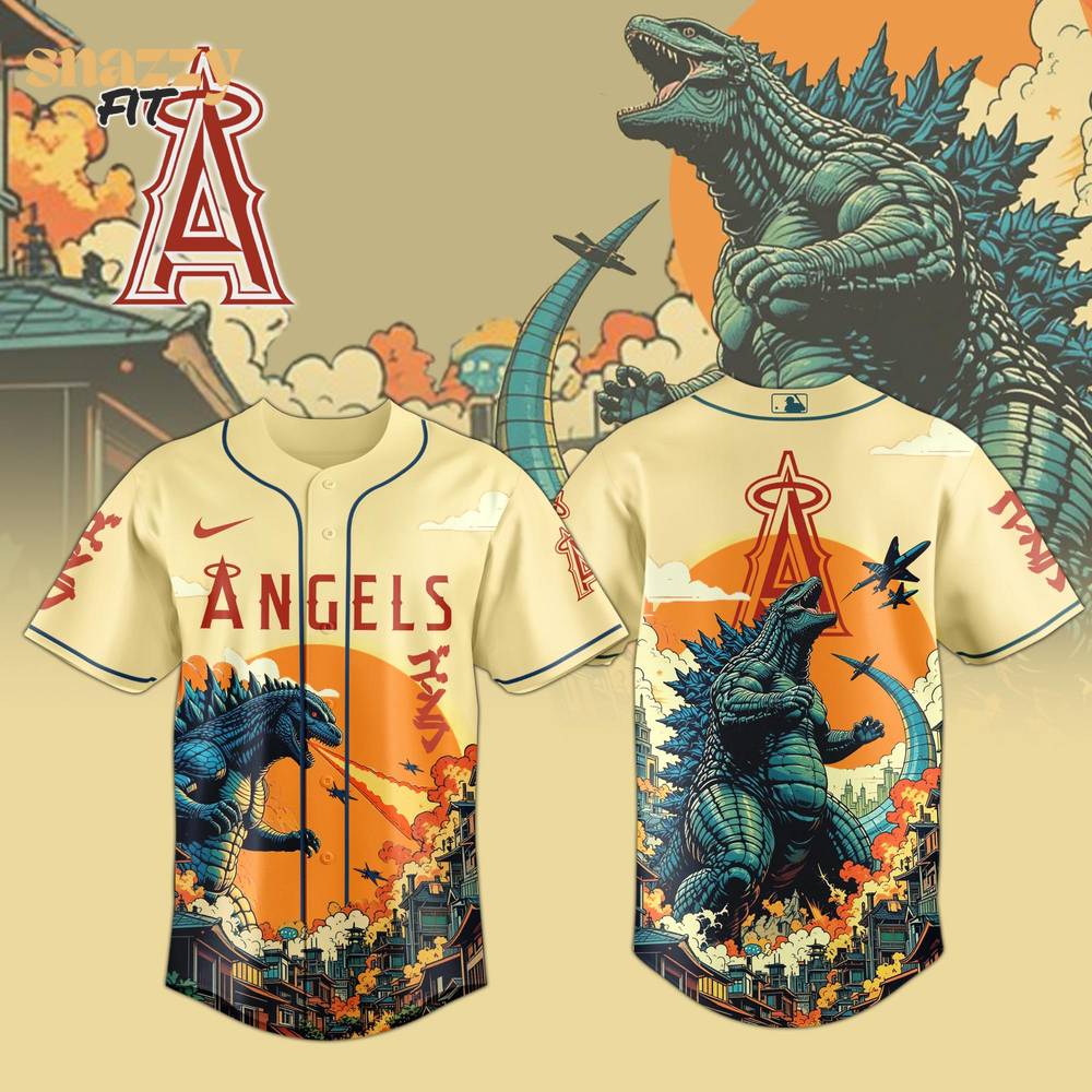 Los Angeles Angels Special Godzilla Limited Edition Jersey Los Angeles Angels Special Godzilla Limited Edition Jersey
