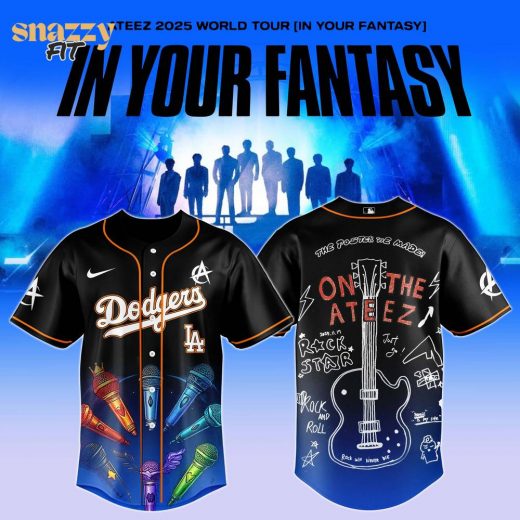 Los Angeles Dodgers ATEEZ World Tour Jersey Limited Edition 2025