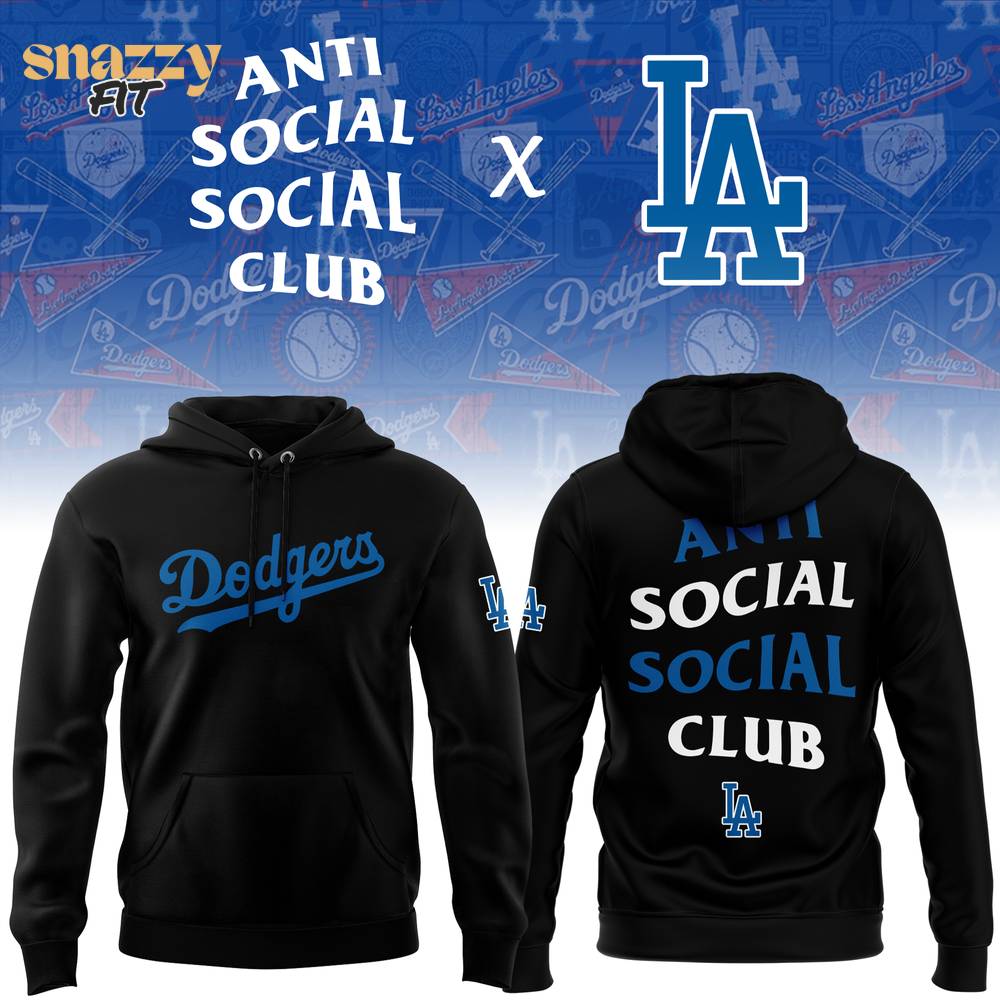 Los Angeles Dodgers AntiSocialSocialClub Hoodie 2025 Los Angeles Dodgers AntiSocialSocialClub Hoodie 2025