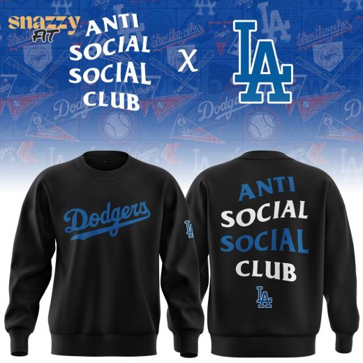 Los Angeles Dodgers AntiSocialSocialClub Sweatshirt 2025