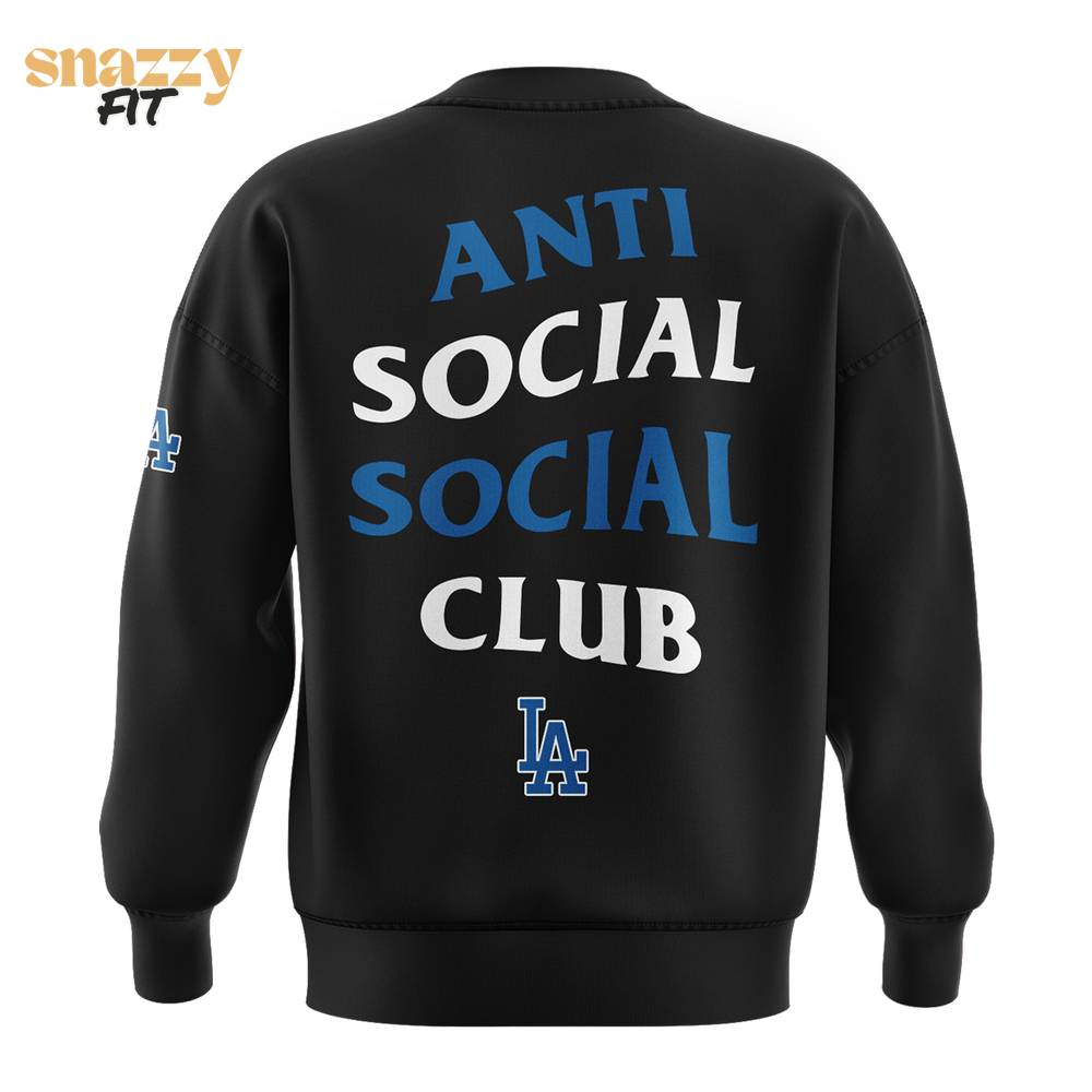Los Angeles Dodgers AntiSocialSocialClub Sweatshirt 2025 Los Angeles Dodgers AntiSocialSocialClub Sweatshirt 2025