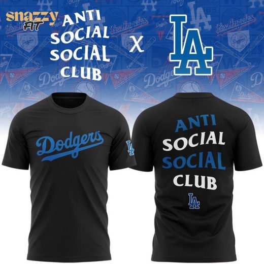 Los Angeles Dodgers AntiSocialSocialClub Tshirt 2025