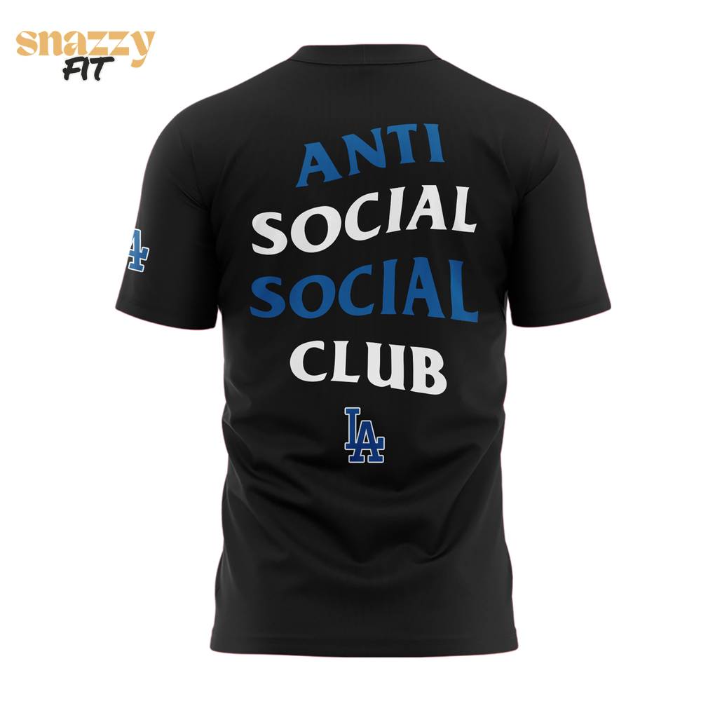 Los Angeles Dodgers AntiSocialSocialClub Tshirt 2025 Los Angeles Dodgers AntiSocialSocialClub Tshirt 2025