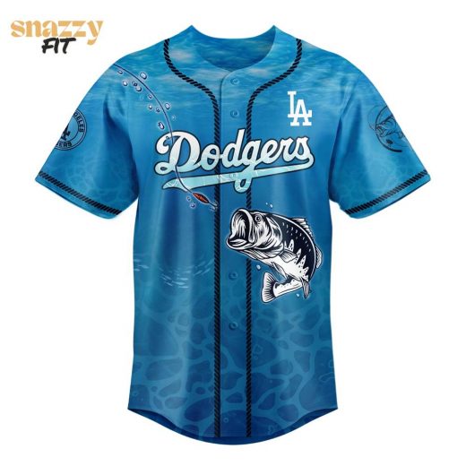 Los Angeles Dodgers Hook Line Jersey Fishing Spirit Edition