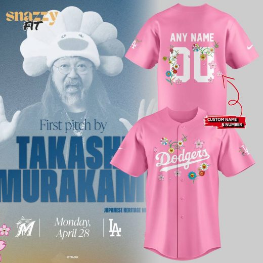 Los Angeles Dodgers Japanese Heritage Night Jersey 2025 V2