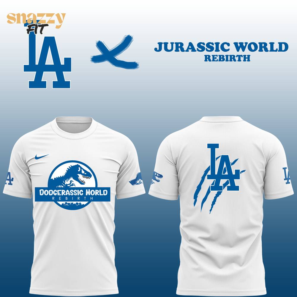 Los Angeles Dodgers Jurassic World Tshirt 2025 Los Angeles Dodgers Jurassic World Tshirt 2025