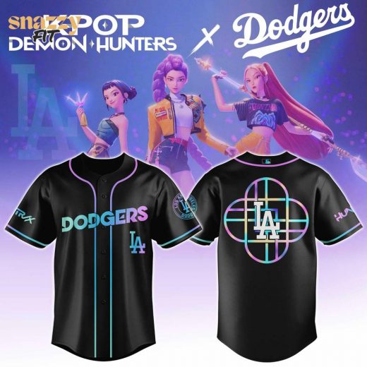 Los Angeles Dodgers KPop Demon Hunters Limited Edition Jersey V2