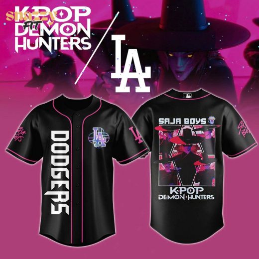 Los Angeles Dodgers KPop Demon Hunters Limited Edition Jersey V3
