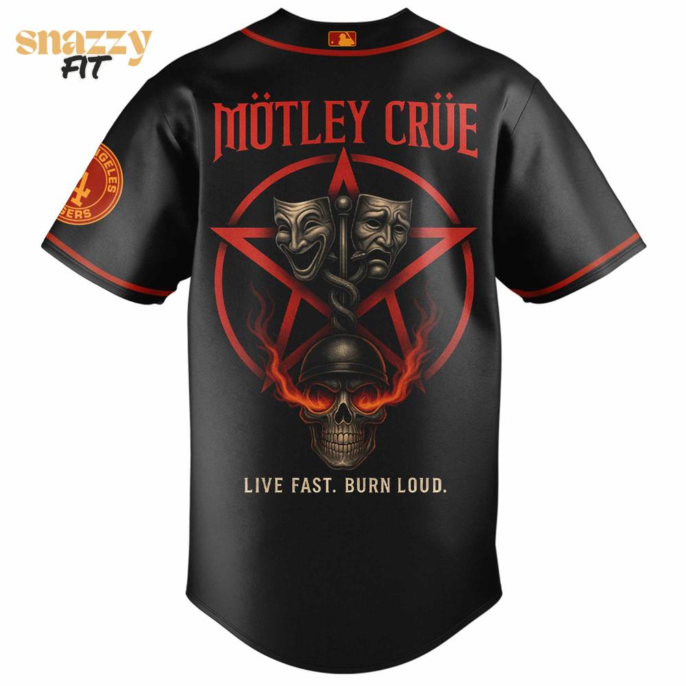 Los Angeles Dodgers Motley Crue Limited Edition Jersey Los Angeles Dodgers Motley Crue Limited Edition Jersey