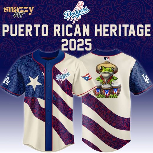 Los Angeles Dodgers Puerto Rican Heritage Jersey 2025