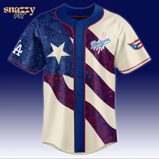 Los Angeles Dodgers Puerto Rican Heritage Jersey 2025