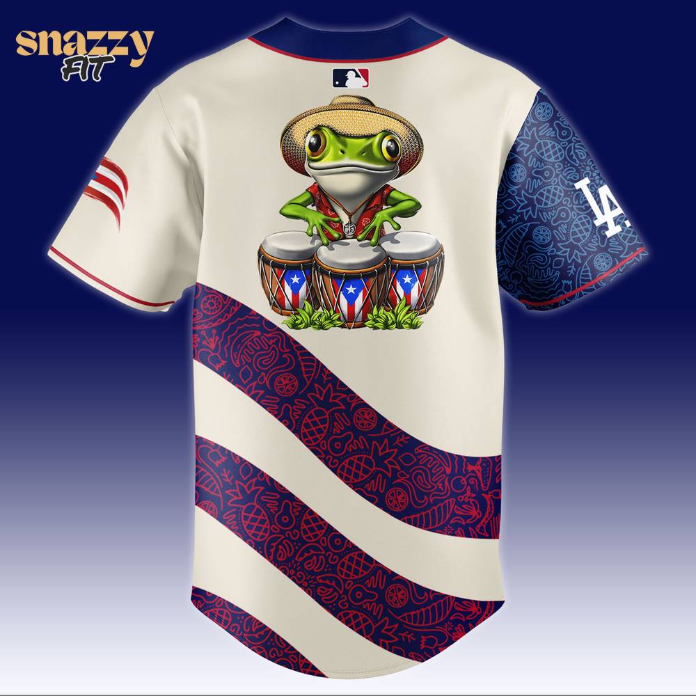 Los Angeles Dodgers Puerto Rican Heritage Jersey 2025 Los Angeles Dodgers Puerto Rican Heritage Jersey 2025