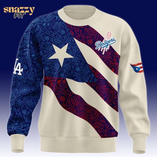 Los Angeles Dodgers Puerto Rican Heritage Sweatshirt 2025