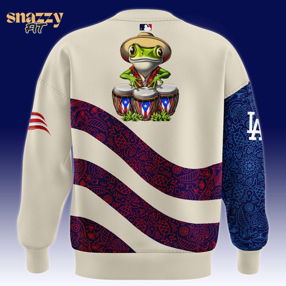 Los Angeles Dodgers Puerto Rican Heritage Sweatshirt 2025 Los Angeles Dodgers Puerto Rican Heritage Sweatshirt 2025