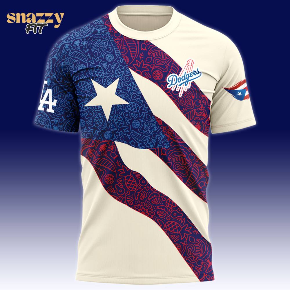 Los Angeles Dodgers Puerto Rican Heritage Tshirt 2025 Los Angeles Dodgers Puerto Rican Heritage Tshirt 2025