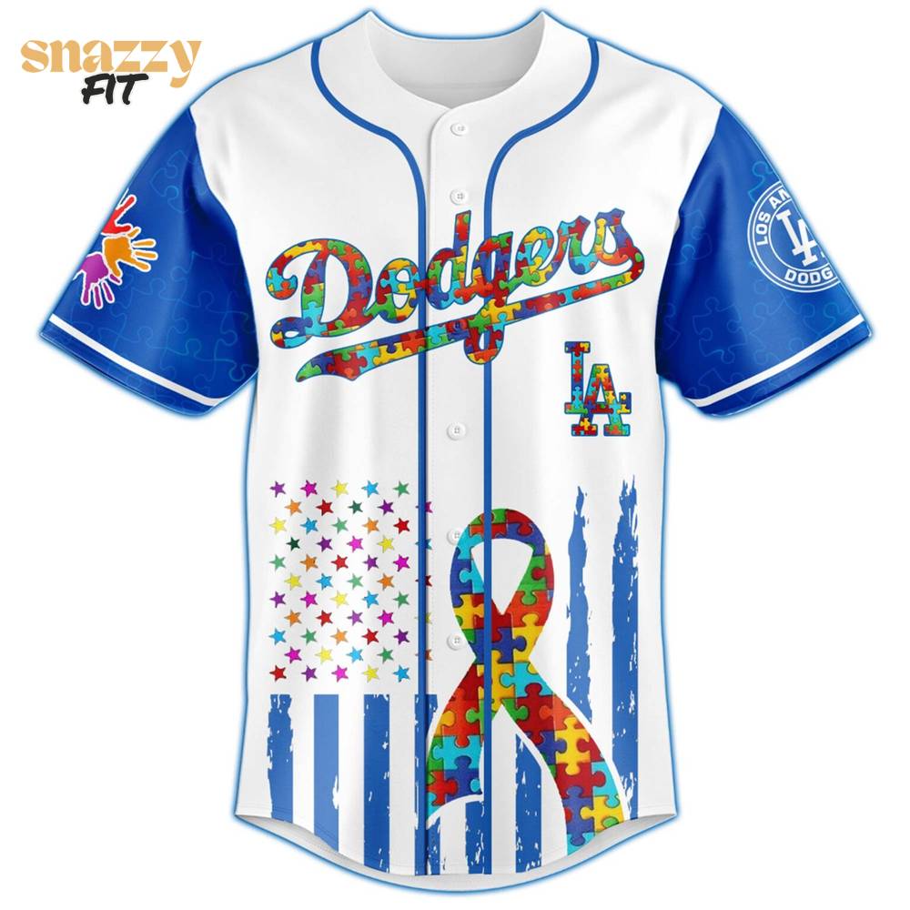 Los Angeles Dodgers Special Autism Awareness Month Limited Edition Jersey Los Angeles Dodgers Special Autism Awareness Month Limited Edition Jersey