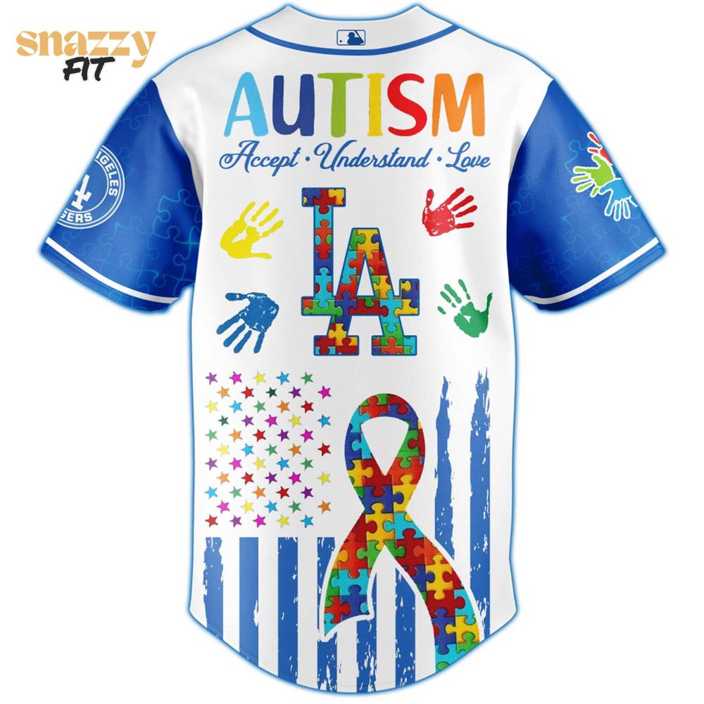 Los Angeles Dodgers Special Autism Awareness Month Limited Edition Jersey Los Angeles Dodgers Special Autism Awareness Month Limited Edition Jersey