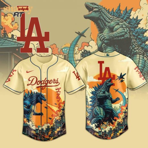 Los Angeles Dodgers Special Godzilla Limited Edition Jersey