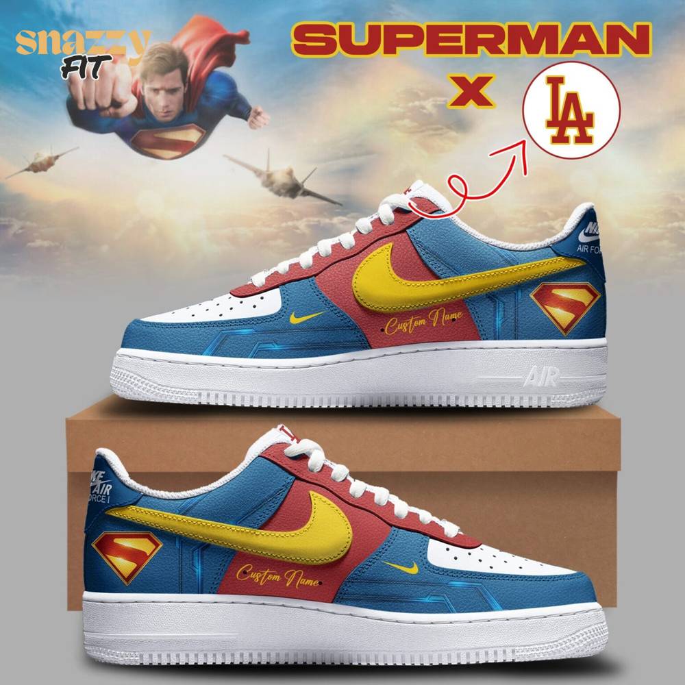 Los Angeles Dodgers Superman Limited Edition Shoes Los Angeles Dodgers Superman Limited Edition Shoes