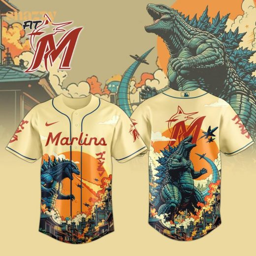 Miami Marlins Special Godzilla Limited Edition Jersey