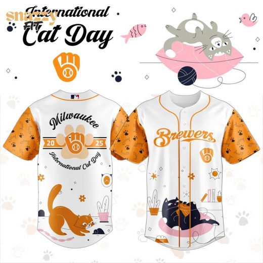 Milwaukee Brewers International Cat Day Jersey